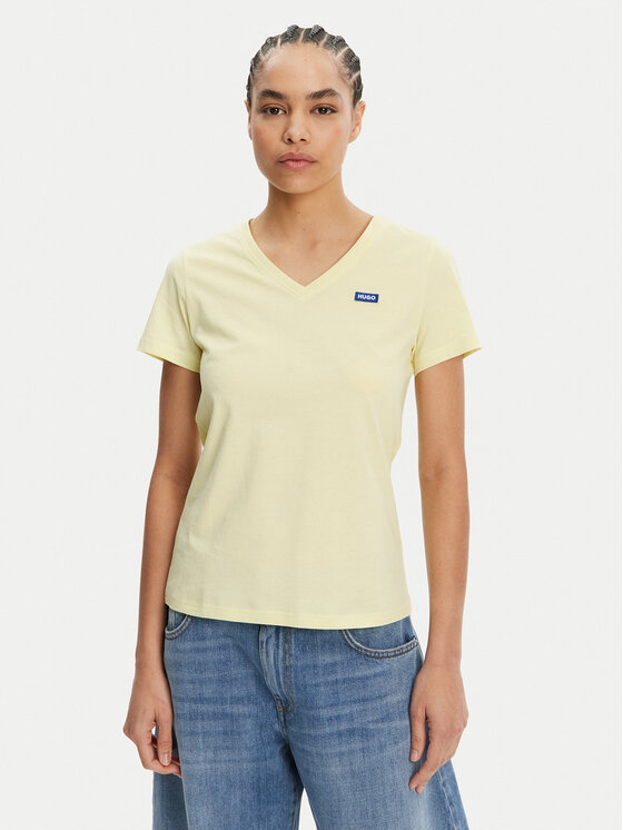 HUGO Marškinėliai · Geltona