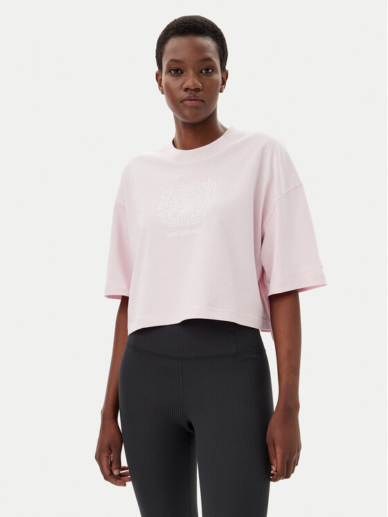 New Balance Marškinėliai · Rožinė