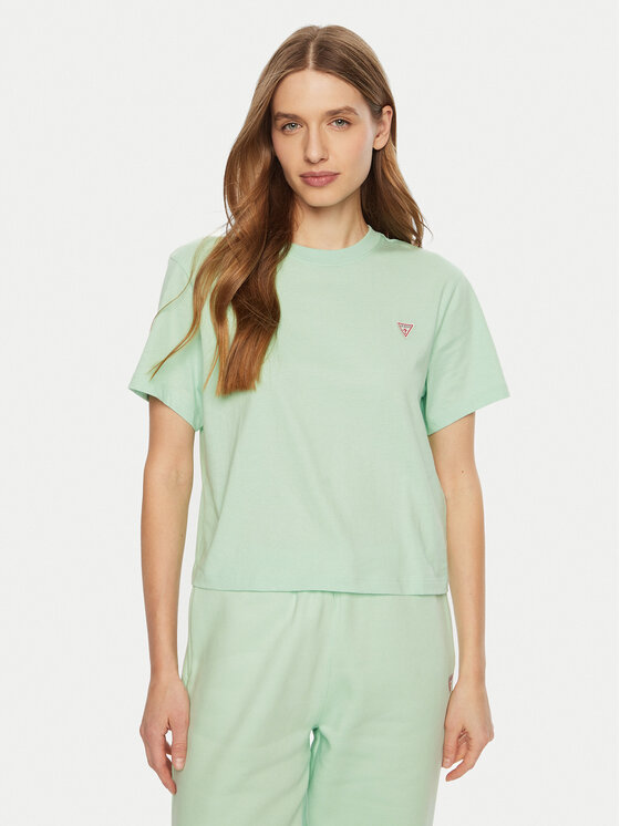 Guess Jeans Marškinėliai · Žalia