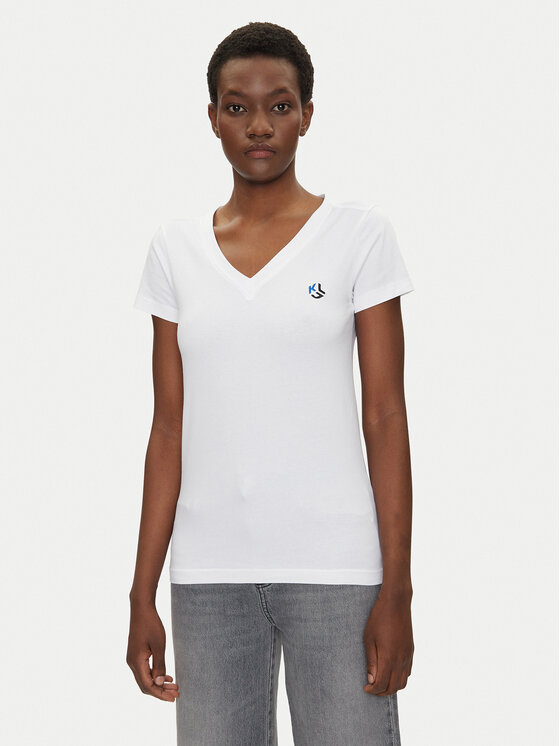 Karl Lagerfeld Jeans Marškinėliai · Balta