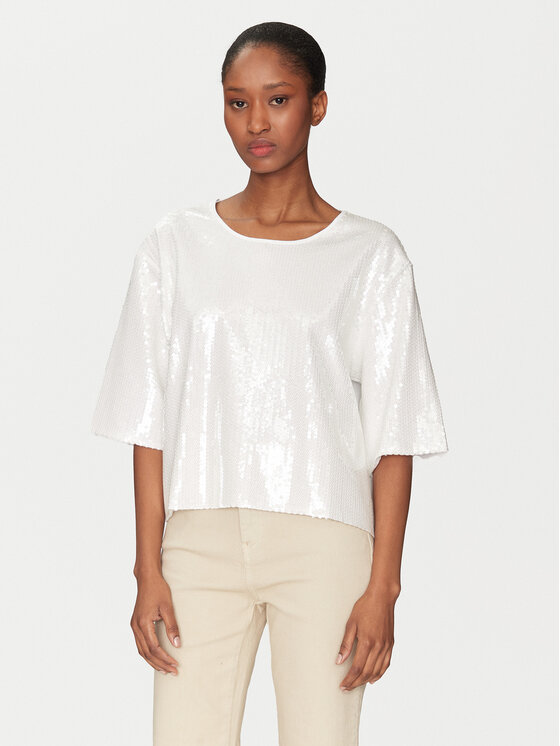 Marella Marškinėliai · Écru