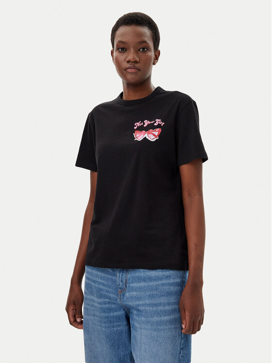 HUGO Marškinėliai · Juoda