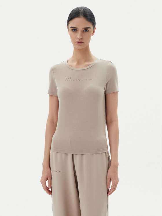 EA7 Emporio Armani Marškinėliai · Smėlio