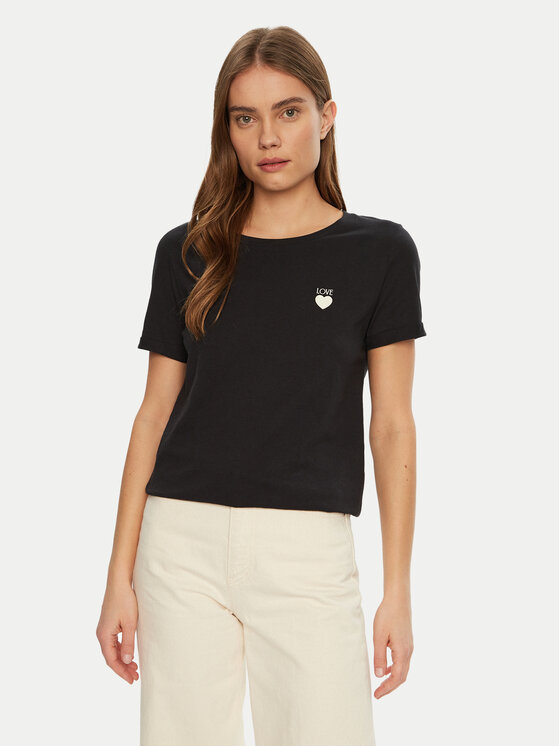 JDY Marškinėliai · Juoda