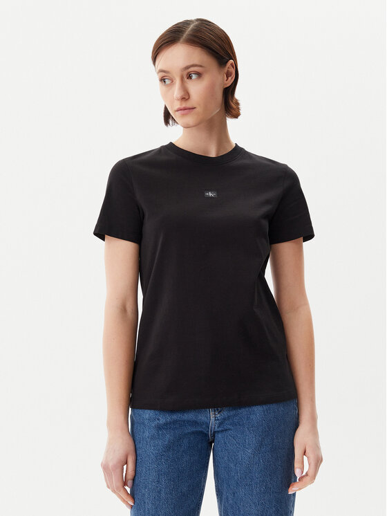 Calvin Klein Jeans Marškinėliai · Juoda