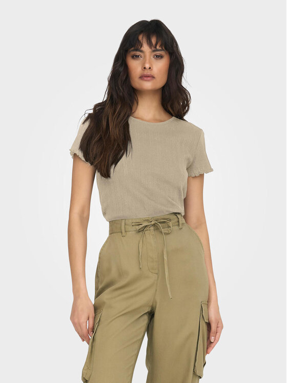 ONLY Marškinėliai · Smėlio