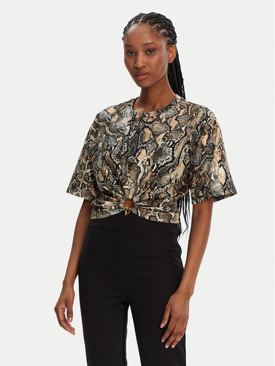 Just Cavalli Marškinėliai · Ruda