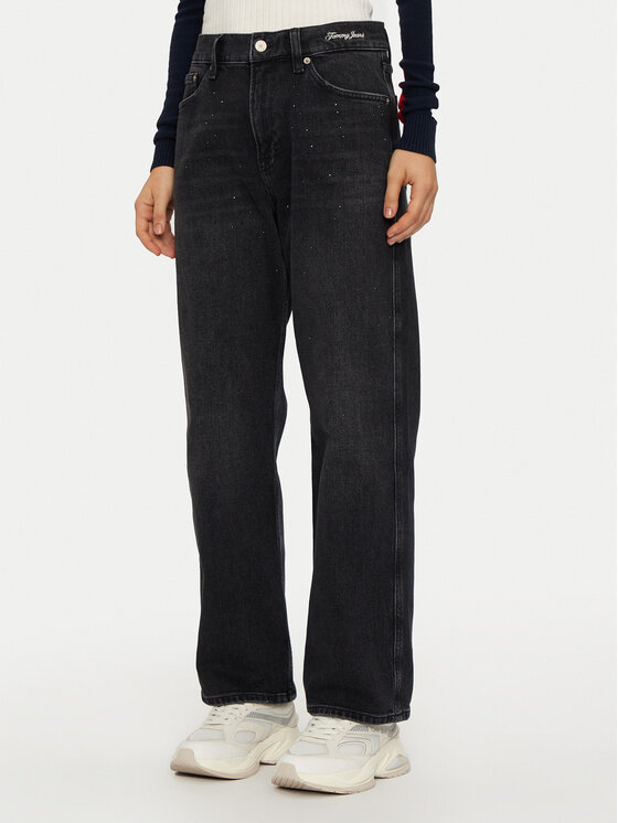 Tommy Jeans Džinsai · Juoda · Regular Fit