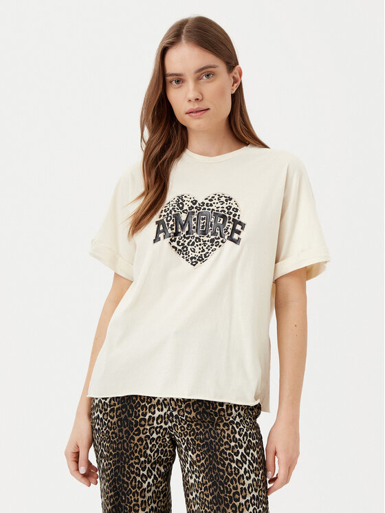 ONLY Marškinėliai · Smėlio