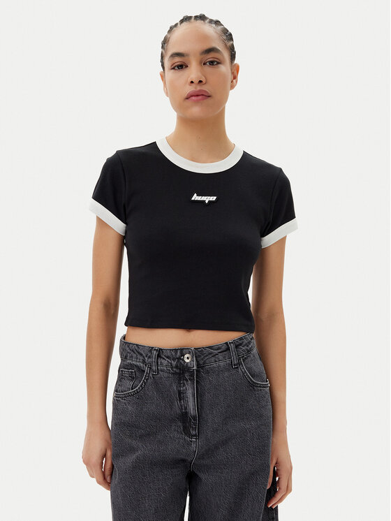 HUGO Marškinėliai · Juoda