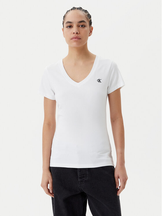 Calvin Klein Jeans Marškinėliai · Balta