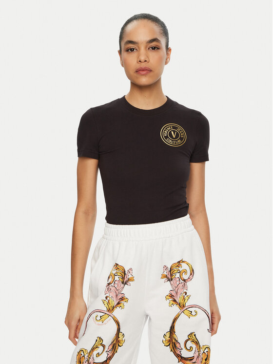 Versace Jeans Couture Marškinėliai · Juoda