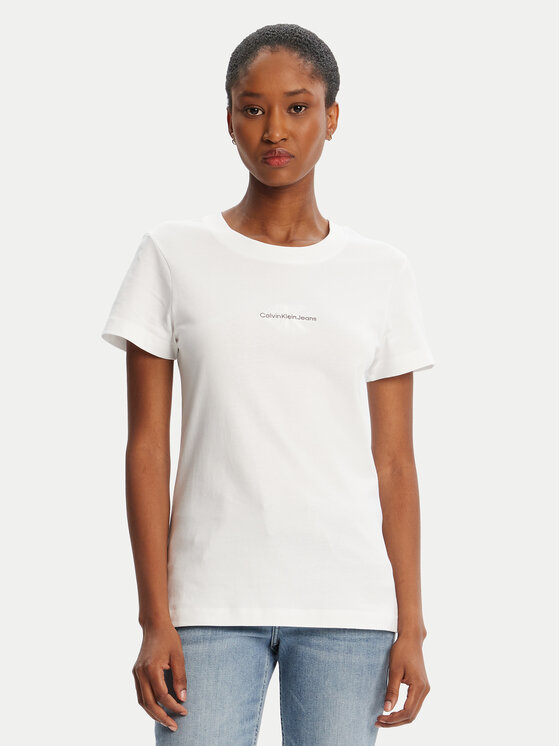 Calvin Klein Jeans Marškinėliai · Balta