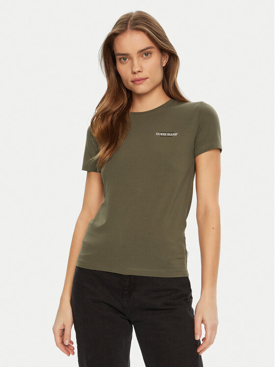 Guess Jeans Marškinėliai · Žalia