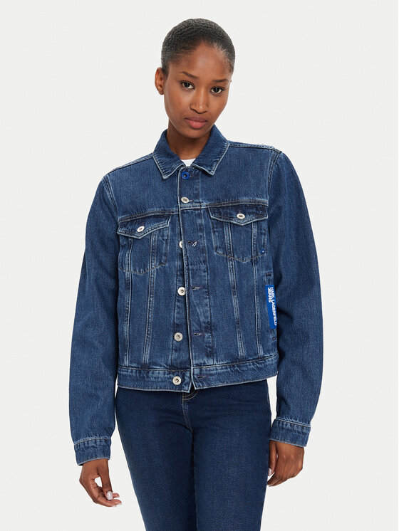 Karl Lagerfeld Jeans Džinsinė striukė · Mėlyna