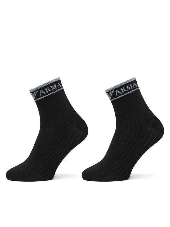 Emporio Armani Trumpos kojinės · Juoda