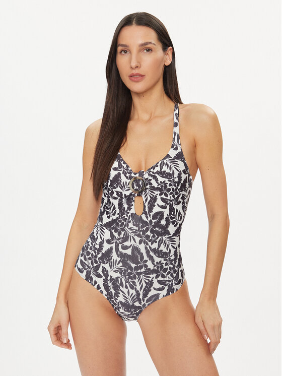 TWINSET Maudymosi kostiumėlis · Juoda