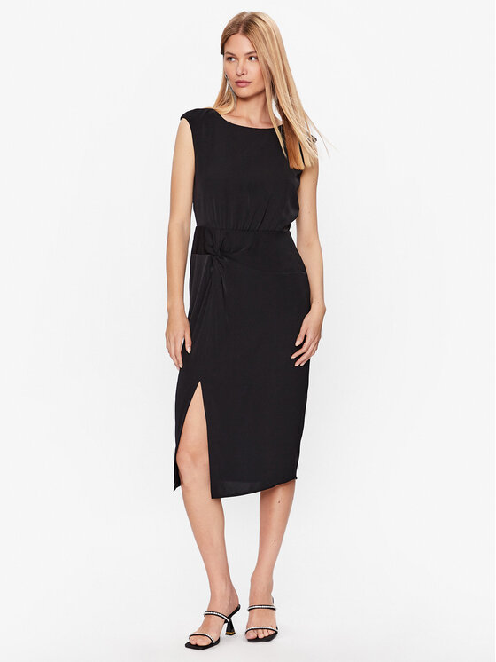 DKNY Kokteilinė suknelė · Juoda · Midi