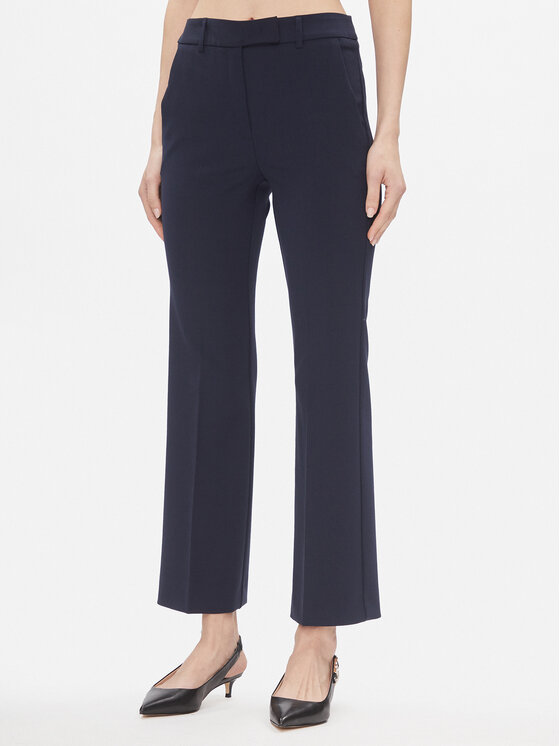 Marella Medžiaginės kelnės · Tamsiai mėlyna · Regular Fit