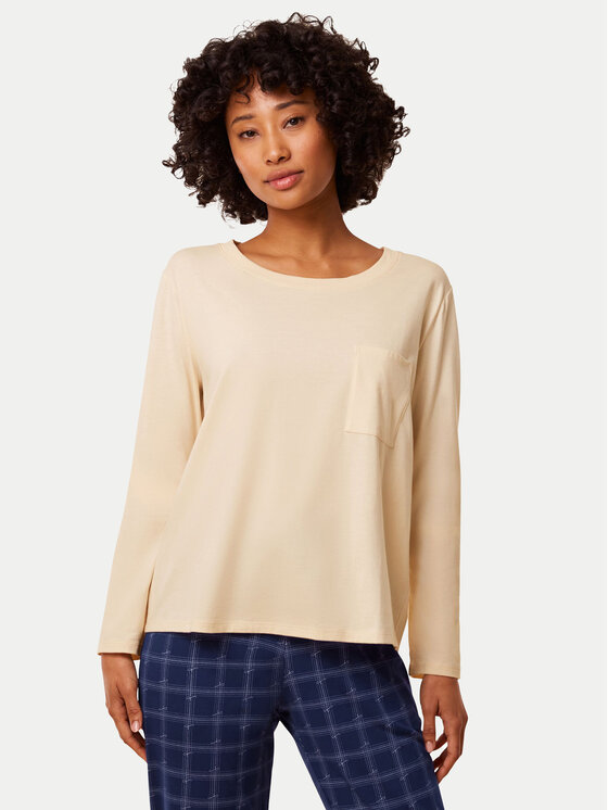 Triumph Pižamos marškinėliai · Smėlio