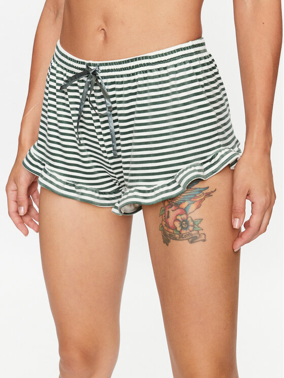 Hunkemöller Pižamos šortai · Žalia