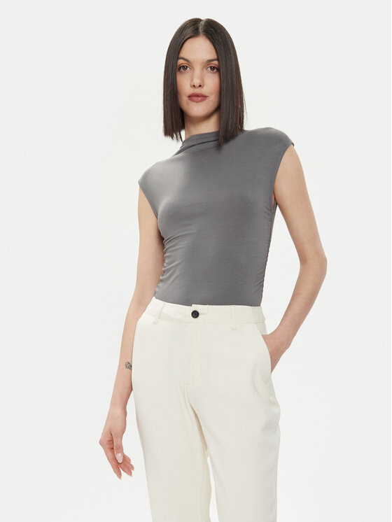 Gina Tricot Marškinėliai · Pilka