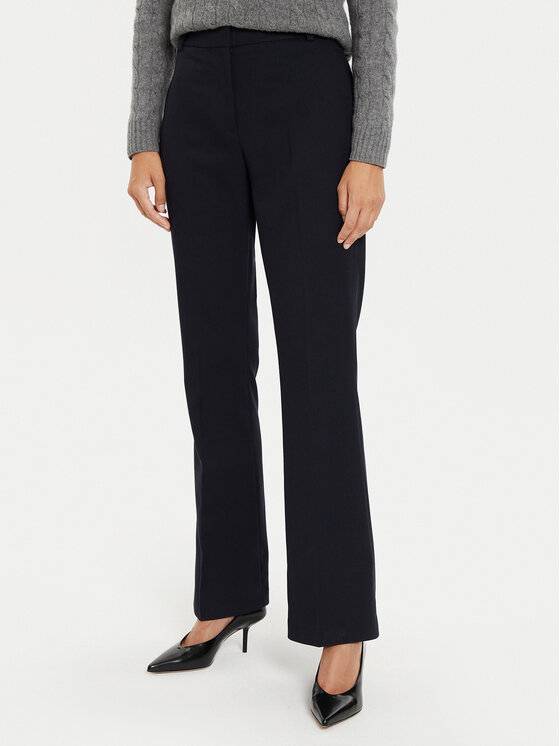 Tommy Hilfiger Medžiaginės kelnės · Tamsiai mėlyna · Regular Fit