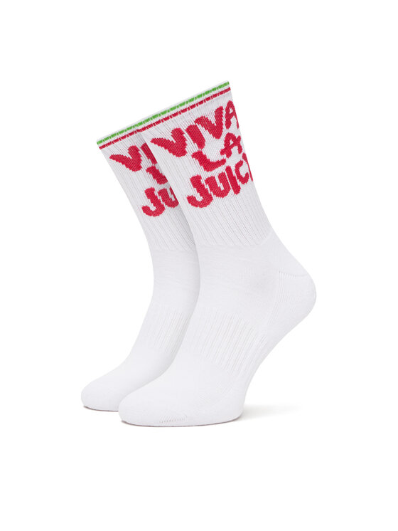 Juicy Couture Ilgos kojinės · Balta