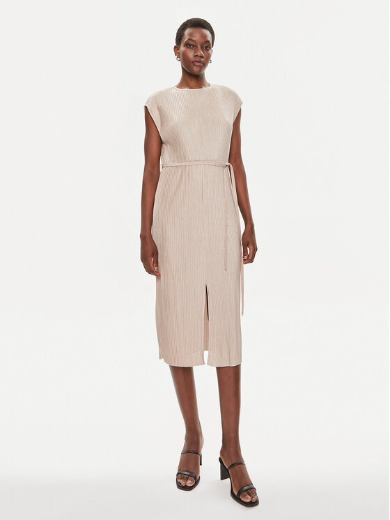 BOSS Kokteilinė suknelė · Smėlio · Midi