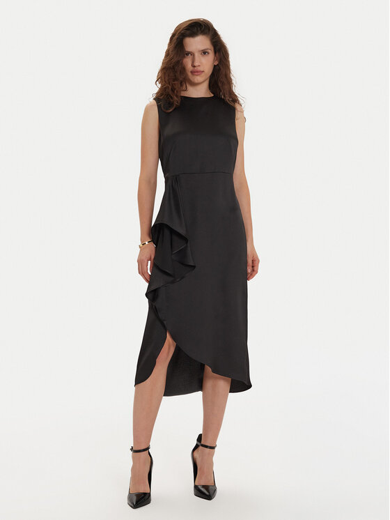 DKNY Kokteilinė suknelė · Juoda · Midi