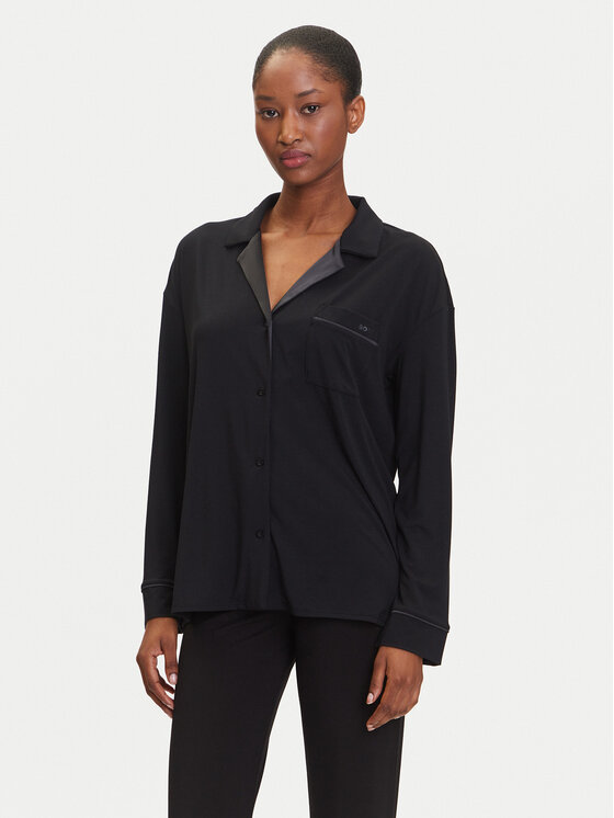 BOSS Pižamos marškinėliai · Juoda