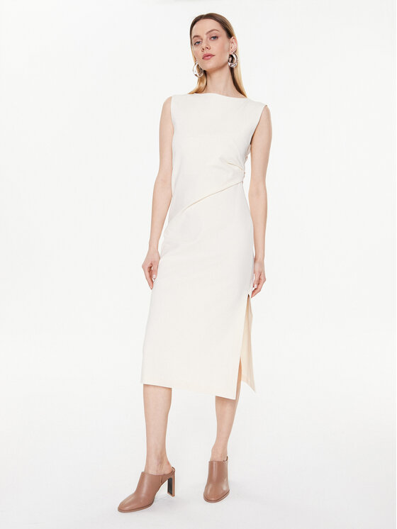 Liviana Conti Kokteilinė suknelė · Smėlio · Midi