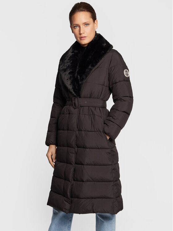 TWINSET Demisezoninis paltas · Juoda