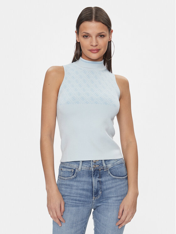 Guess Megztinis · Žydra · Slim Fit