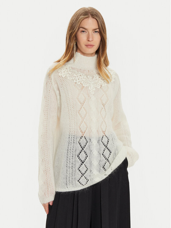 TWINSET Golfas · Écru · Relaxed Fit