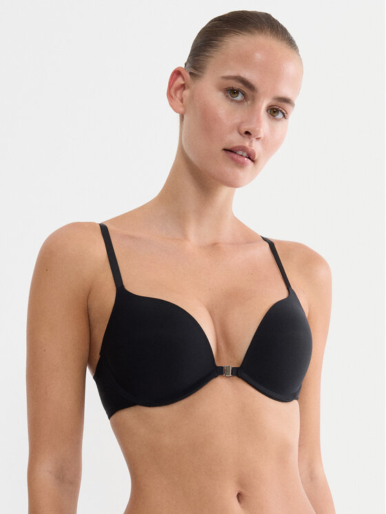 Triumph Pakelianti (push-up) liemenėlė · Juoda