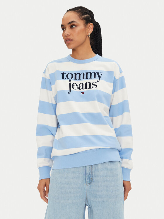 Tommy Jeans Džemperis · Mėlyna · Relaxed Fit