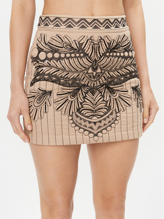 TWINSET Mini sijonas · Smėlio · Mini