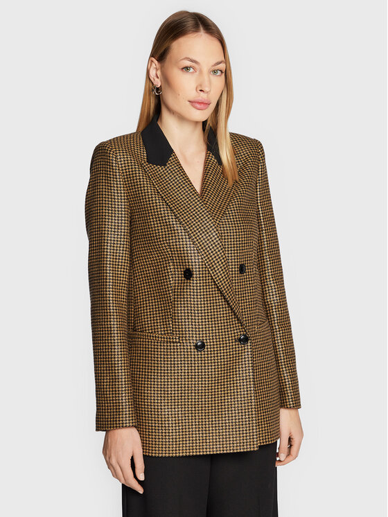 TWINSET Švarkas · Auksinė · Regular Fit