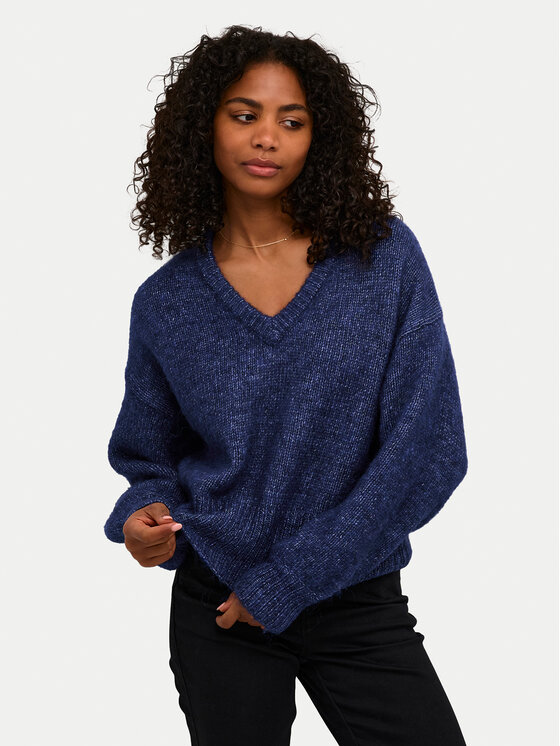 Kaffe Megztinis · Mėlyna · Relaxed Fit