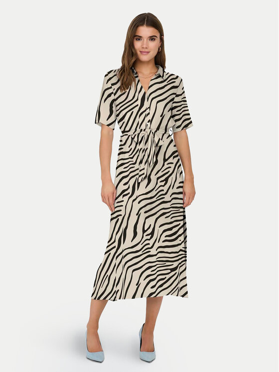 JDY Kasdieninė suknelė · Smėlio · Midi