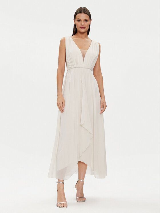 Rinascimento Vakarinė suknelė · Kreminė · Maksi