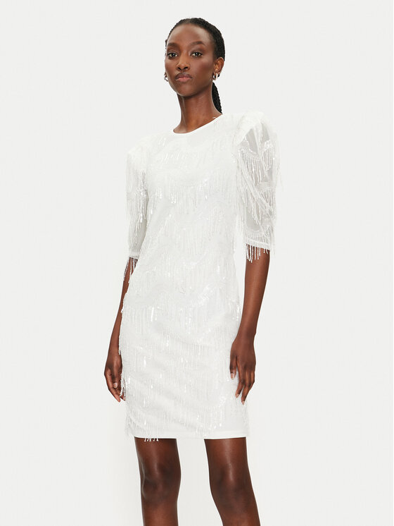 YAS Kokteilinė suknelė · Balta · Mini