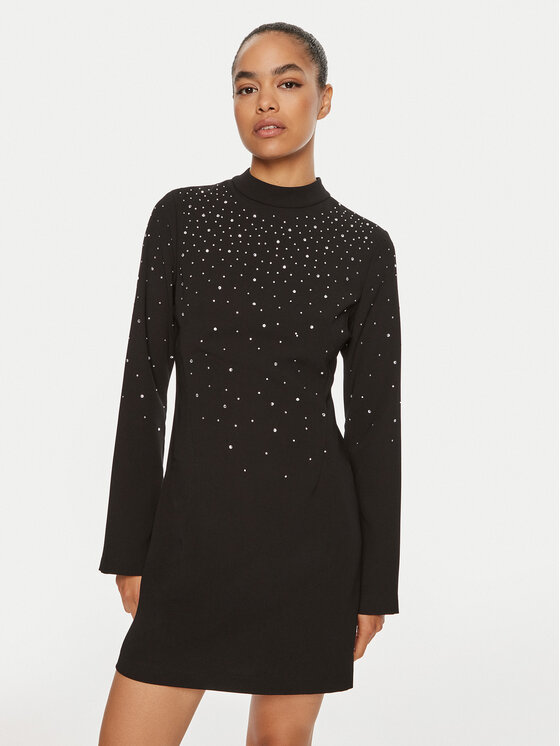 Silvian Heach Kokteilinė suknelė · Juoda · Mini