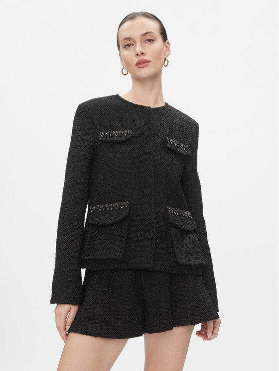 ViCOLO Švarkas · Juoda · Regular Fit