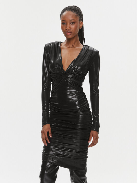 PINKO Kokteilinė suknelė · Juoda · Midi