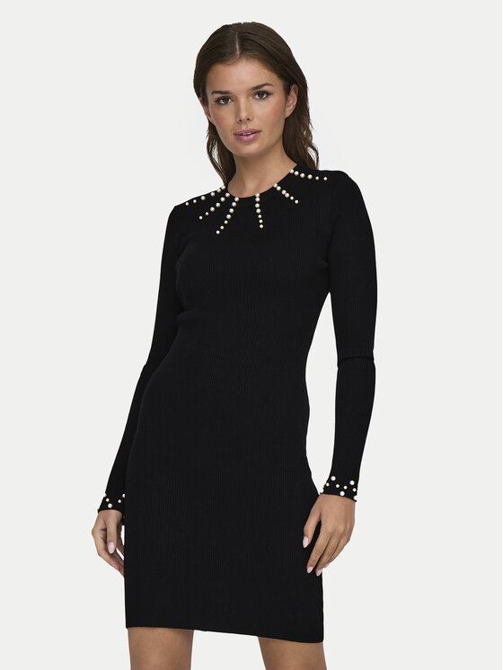 ONLY Trikotažinė suknelė · Juoda · Mini