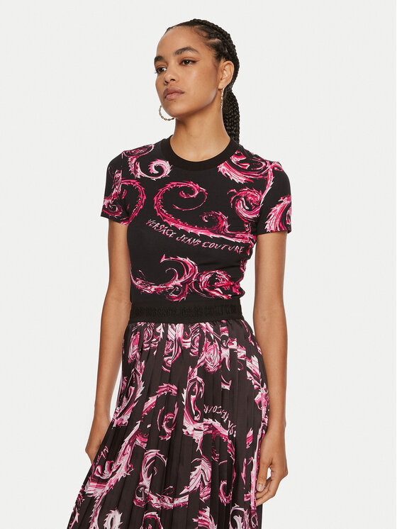 Versace Jeans Couture Marškinėliai · Juoda