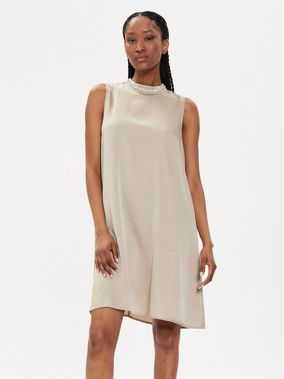 Bruuns Bazaar Kokteilinė suknelė · Smėlio · Mini