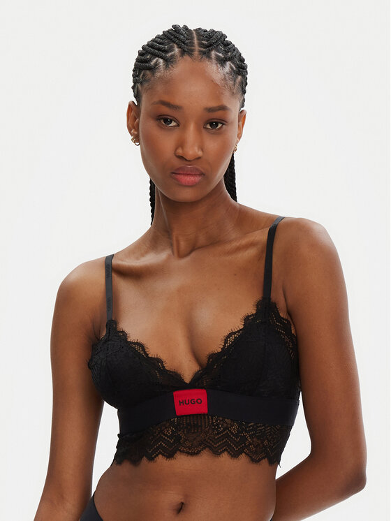 HUGO Braletė liemenėlė · Juoda